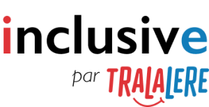 Logo du site Inclusive par Tralalere porteur du projet conte-moi qui rassemble de nombreux contes traditionnels francophones